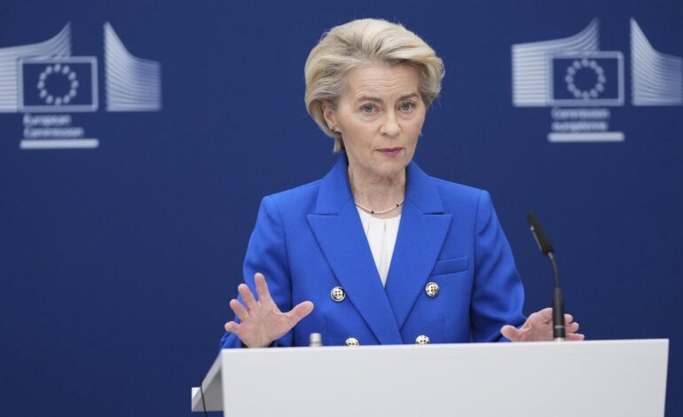 Von der Leyen anuncia un fondo de 150.000 millones de euros para «rearmar» a la UE