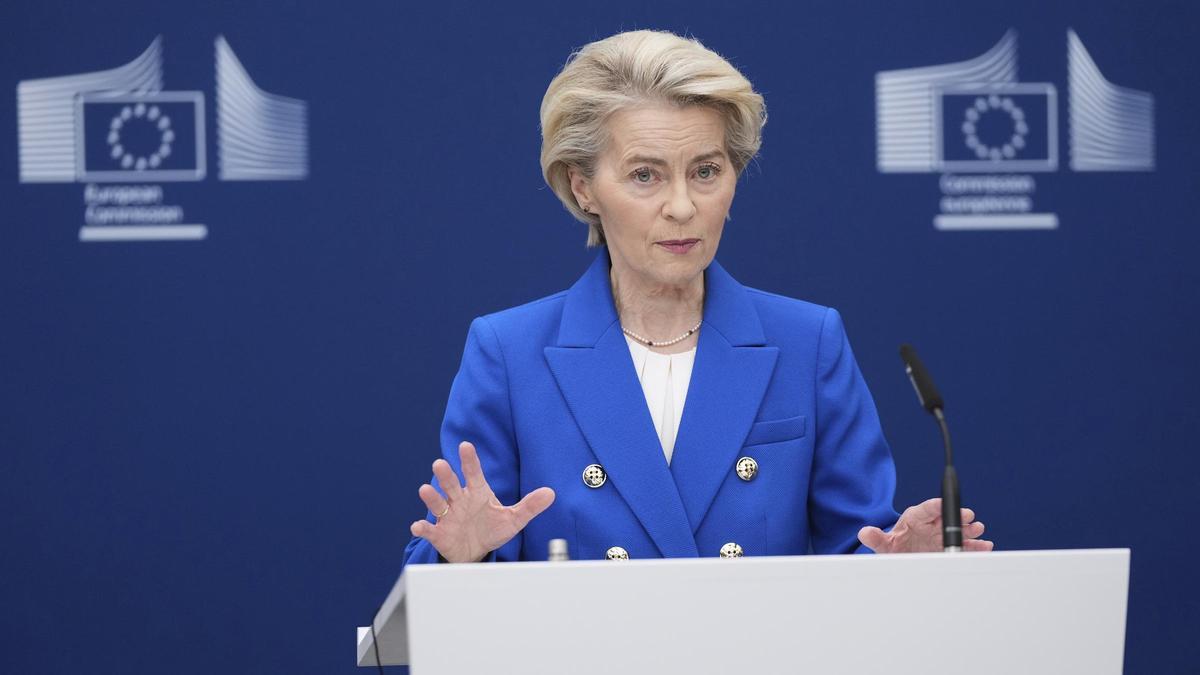 Von der Leyen anuncia un fondo de 150.000 millones de euros para «rearmar» a la UE