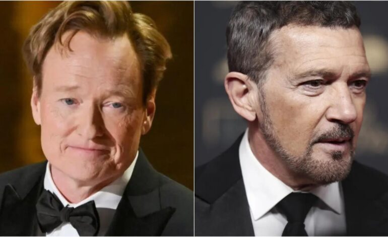 Conan O’Brian, indignado por la no nominación de Antonio Banderas en los Oscar: «Haberme preguntado, hombre»