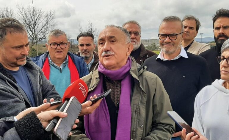 Pepe Álvarez (UGT) se suma a la batalla por prolongar la vida de las centrales nucleares y pide que «se haga desde el Estado»