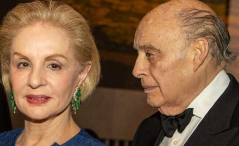 Muere Reinaldo Herrera, el marido de la diseñadora Carolina Herrera, a los 91 años