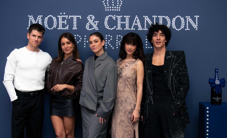 cumbre de famosos en la Pop-Up de Moët & Chandon