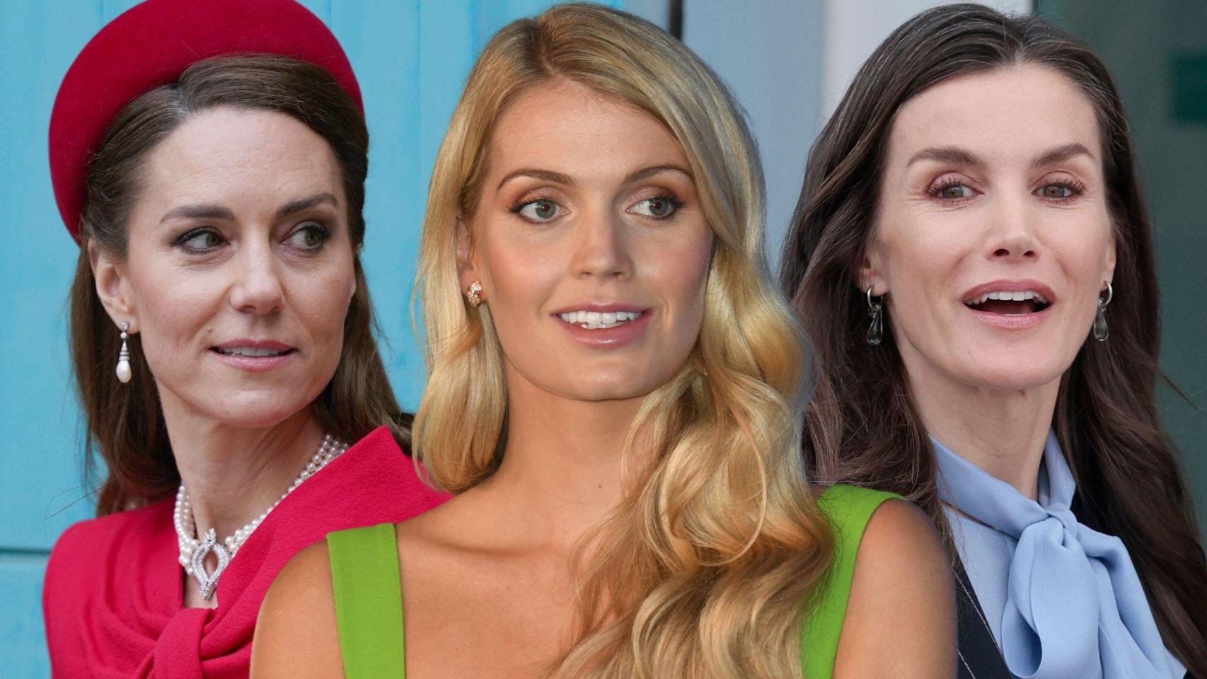 Kitty Spencer, sobrina de Lady Di, evita hablar del cáncer de Kate Middleton y halaga a Letizia en su visita a España