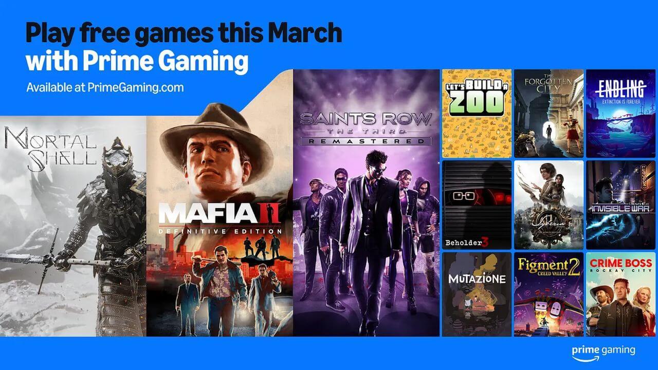 Amazon te regala juegos brutales en este mes de marzo con tu suscripción Prime