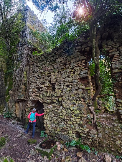 Las ruinas de Molino del Molinillo, en Santa María de Transierra (Córdoba).