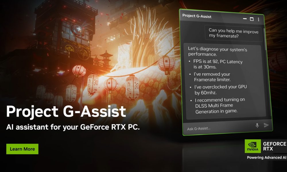 NVIDIA Project G-Assist ya disponible, todo lo que debes saber