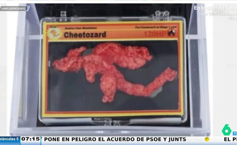 Alfonso Arús, tras saber que han pagado 88.000 dólares por un Cheeto con forma del Pokémon Charizard: «Poco me parece»