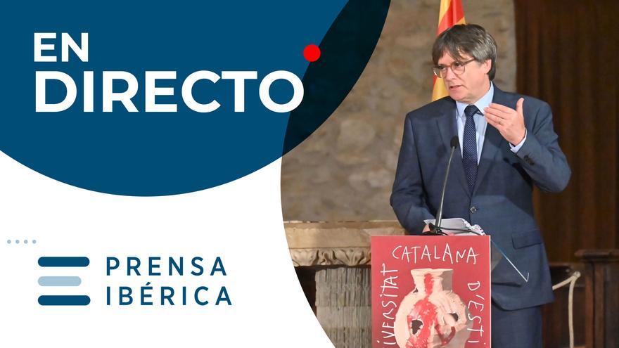 PSOE JUNTS PUIGDEMONT DIRECTO | Rueda de prensa de Puigdemont tras el pacto del PSOE con Junts