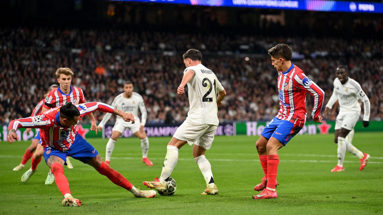 Una rotura de cintura de Brahim a Giménez le da la victoria al Real Madrid ante el Atleti