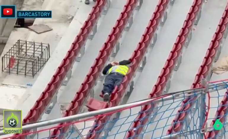 La parsimonia de algunos trabajadores del Camp Nou que ha indignado al Barça: piden a un 'youtuber' que elimine el vídeo