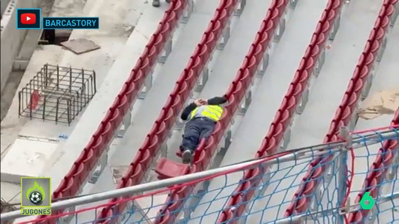 La parsimonia de algunos trabajadores del Camp Nou que ha indignado al Barça: piden a un 'youtuber' que elimine el vídeo