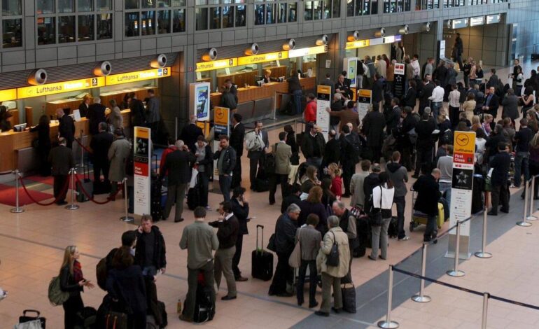 Una huelga en el aeropuerto de Hamburgo deja sin operar 40 vuelos hacia y desde España