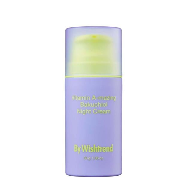 La vitamina A de Bakuchiol por la crema de noche de Wishtrend. Precio: 36.99 euros