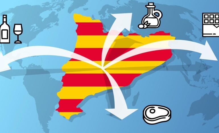 ¿Qué alimentos exportan las empresas catalanas y qué países los compran?