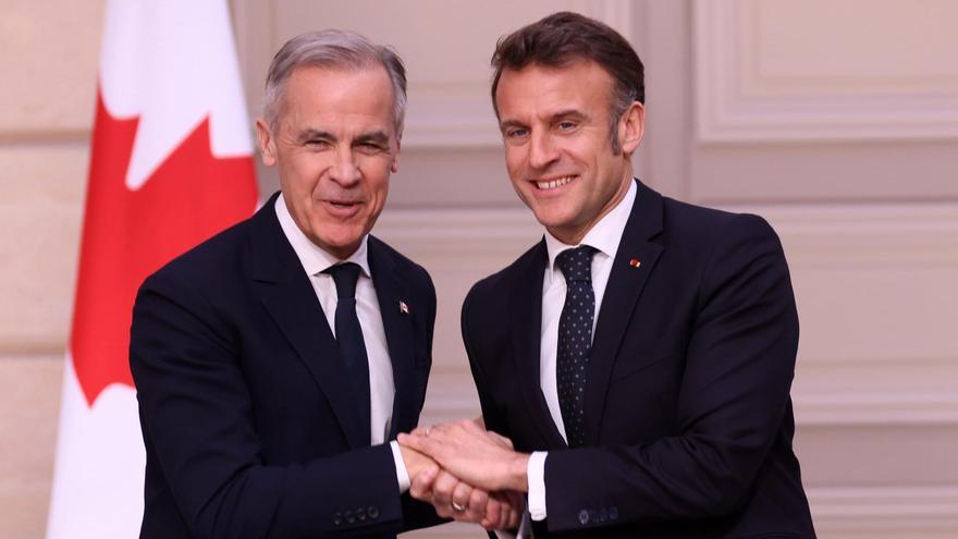 El nuevo primer ministro de Canadá apuesta ante Macron por reforzar sus lazos con «aliados fiables como Francia»