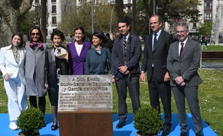 Santander reconoce la figura y compromiso de Emilio Botín y su «huella imborrable» en la ciudad