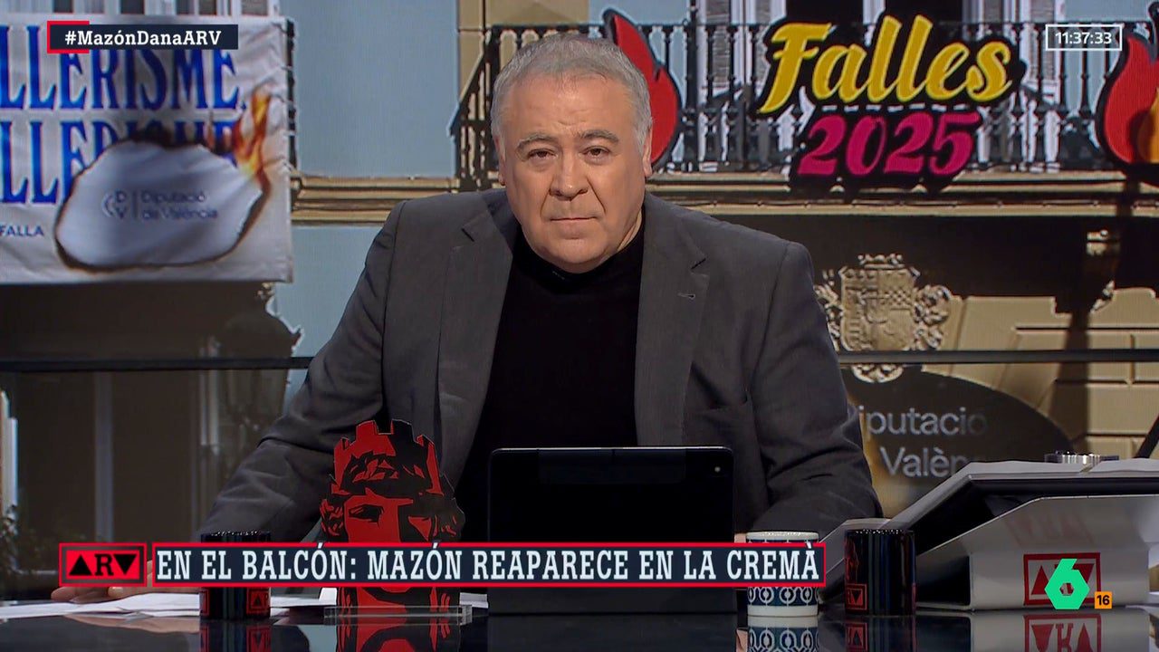 Ferreras, tajante sobre Carlos Mazón: "Es un mentiroso, un tramposo, un cobarde"