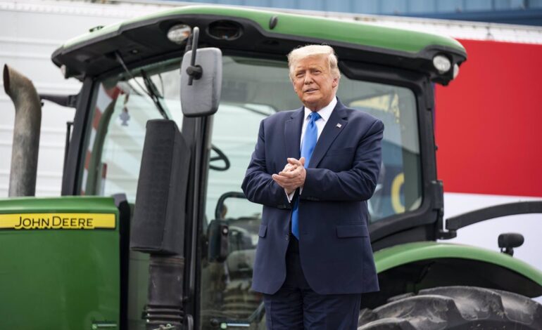 Trump anuncia aranceles a las importaciones agrícolas desde el 2 de abril