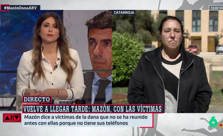 así responde una víctima de la DANA a Mazón