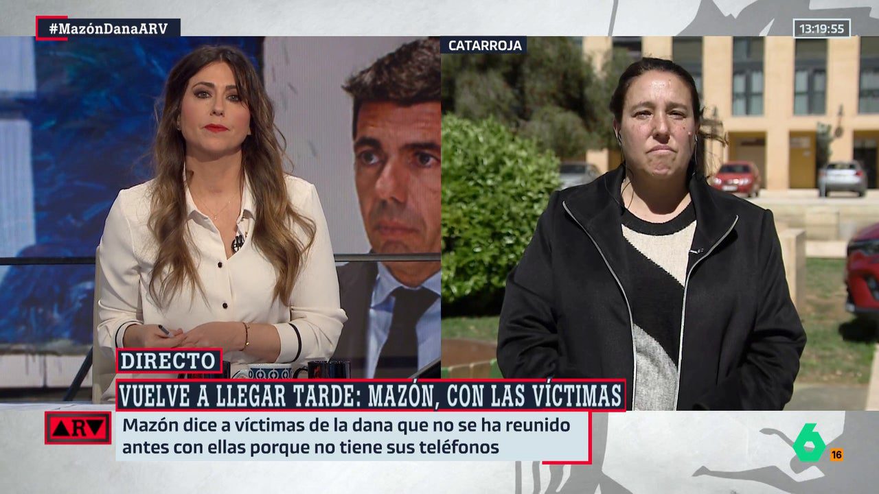 así responde una víctima de la DANA a Mazón