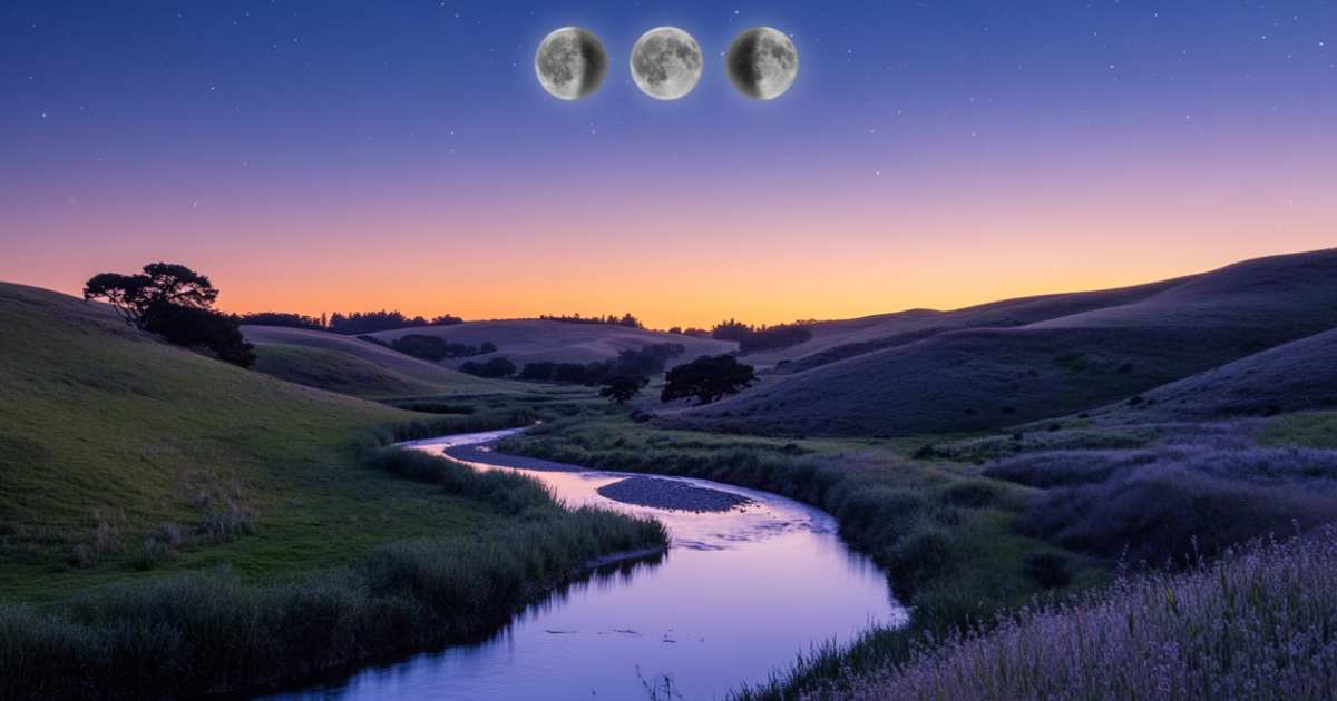 no te pierdas la Luna de gusano iluminando el cielo nocturno