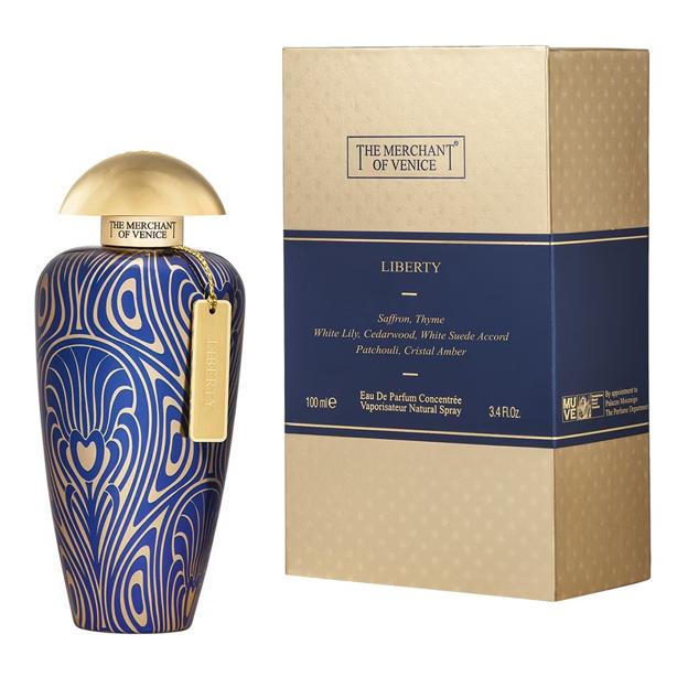 Liberty Eau de Parfum del comerciante de Venecia.