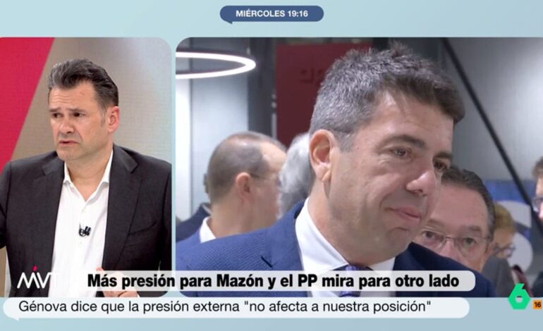 Iñaki López, sobre el futuro político de Carlos Mazón: «Aquí huele a muerto»