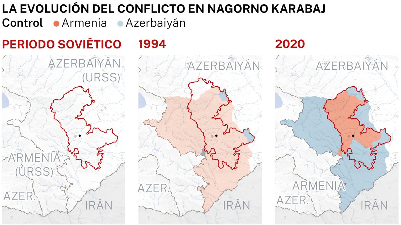 Armenia y Azerbaiyán llegan a un acuerdo de paz por Nagorno Karabaj