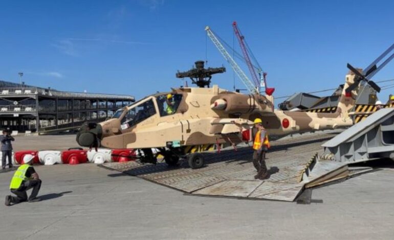 El primer «Apache» ya está en su base marroquí