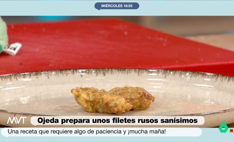 La receta de filete ruso ‘fit’ del nutricionista Pablo Ojeda, paso a paso