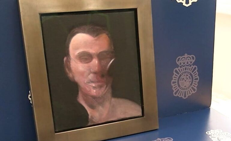 Detenido por la receptación de uno de los cuadros de Francis Bacon robados en Madrid en 2015