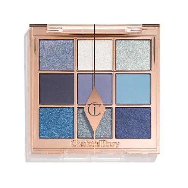 La paleta de adornos de las tendencias oculares de la dimensión del tono de Jean por Charlotte Tilbury. Precio: 60 euros