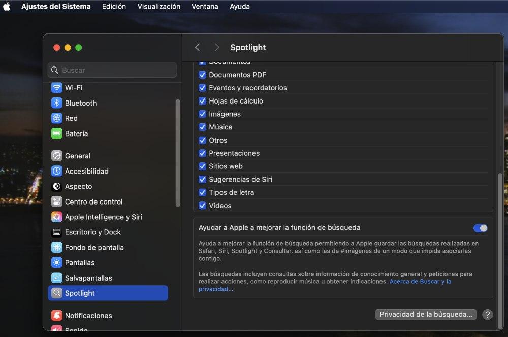 Telemetría en macOS