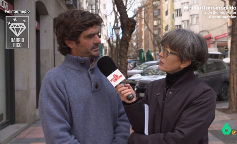 la reacción de Thais Villas cuando un hombre de barrio rico le explica su día a día