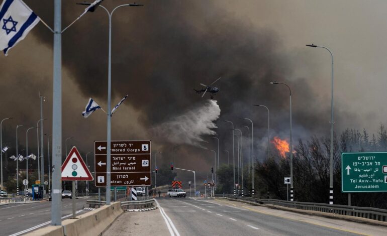 tropas desplegadas, evacuados y carreteras cortadas