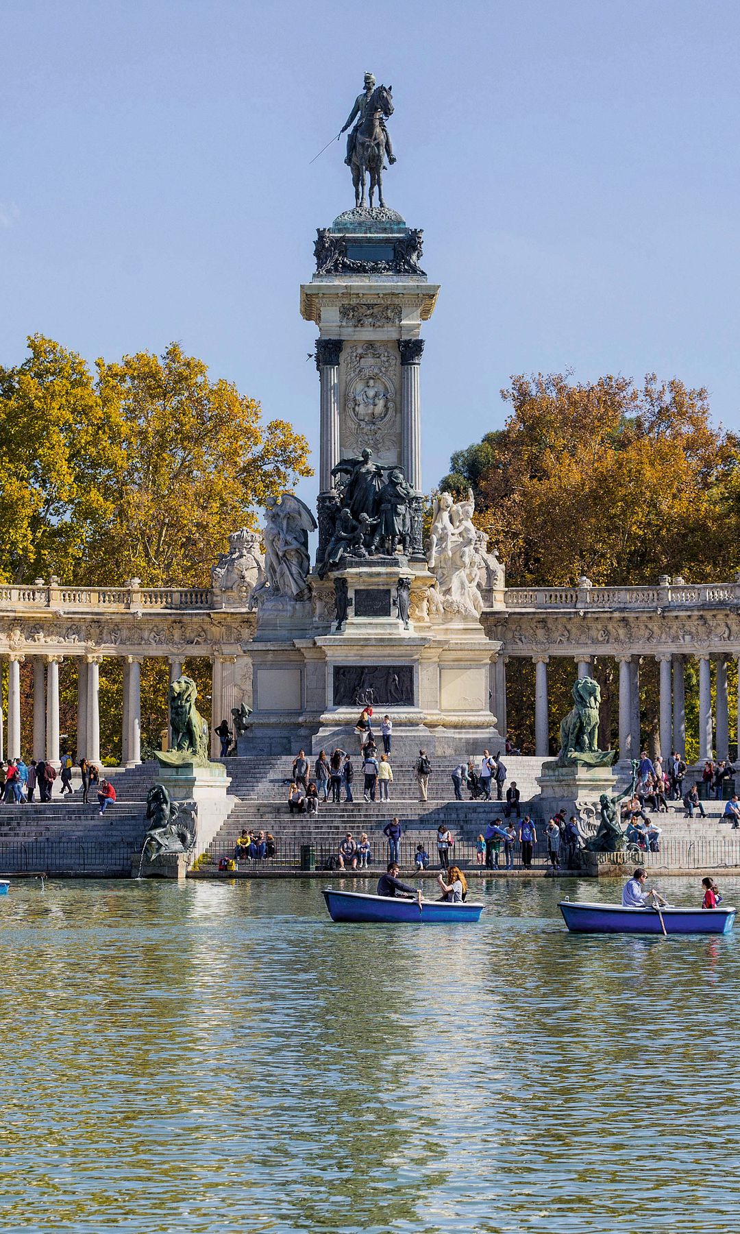 Gran estanque de El Retiro Madrid