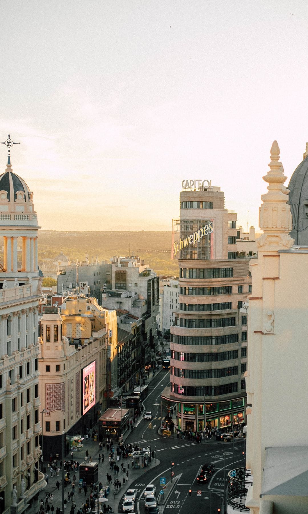 El Tavernier, visto desde el techo en el Gran Vía de Madrid
