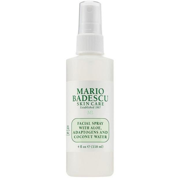 Spray facial con aloe, adaptógenos y agua de coco por Mario Badescu. Precio: 5.09 euros