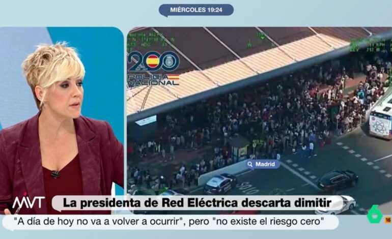 Me llama la atención que se vaya la luz en todo el país y no dimita nadie