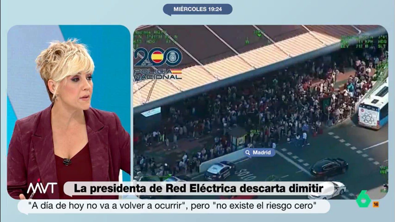 Me llama la atención que se vaya la luz en todo el país y no dimita nadie