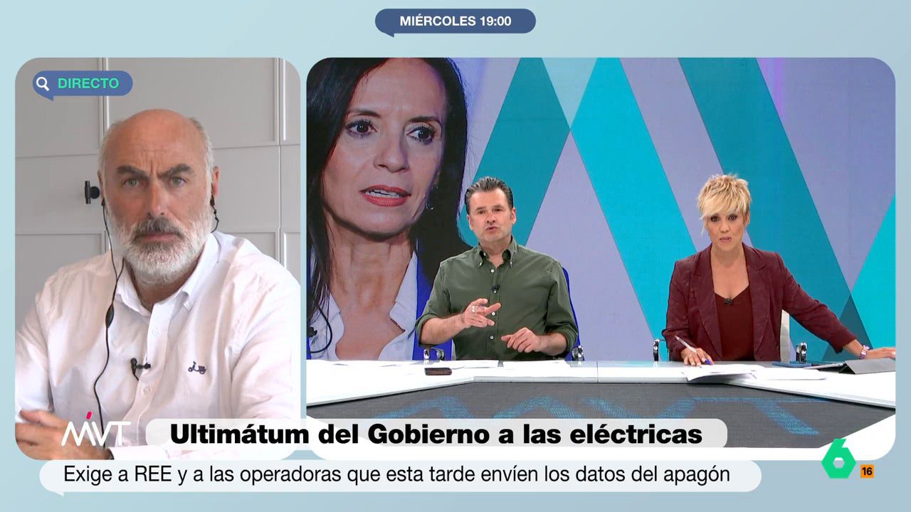 Diego Mateos, experto energético, asegura que se tardará "meses" en saber las causas del apagón
