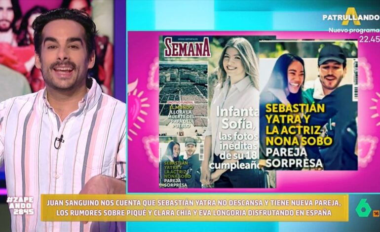 El ‘consejo’ de Juan Sanguino a Nona Sobo tras sus fotos junto a Sebastián Yatra: «¡Cásate con él!»