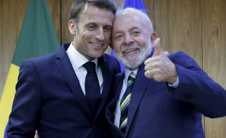 Lula busca consolidar con Macron inversiones conjuntas para la transición energética