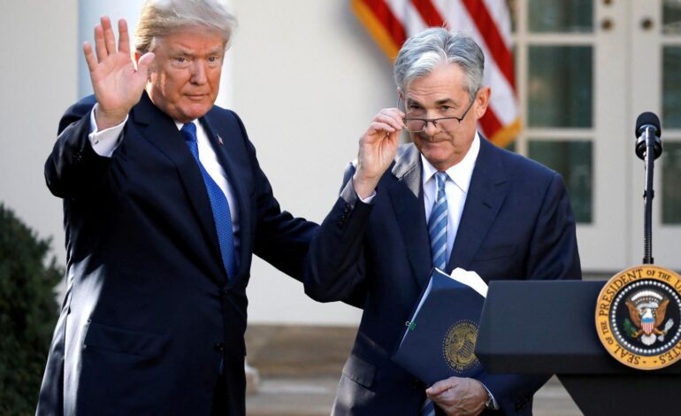 Powell defiende ante Trump que la Fed tomará sus decisiones sobre tipos de forma objetiva y apolítica