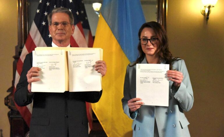Ucrania garantiza su soberanía y el pago de armamento a EEUU