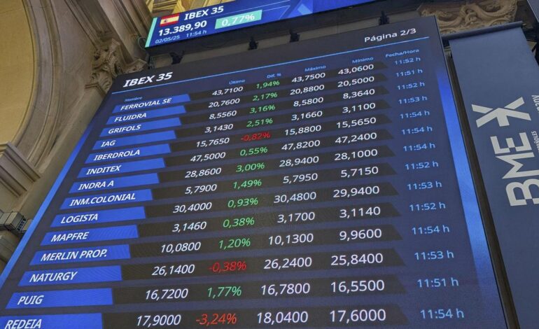 El Ibex 35 inicia el mes de mayo con una subida del 1,20% con el foco puesto en Redeia y la banca