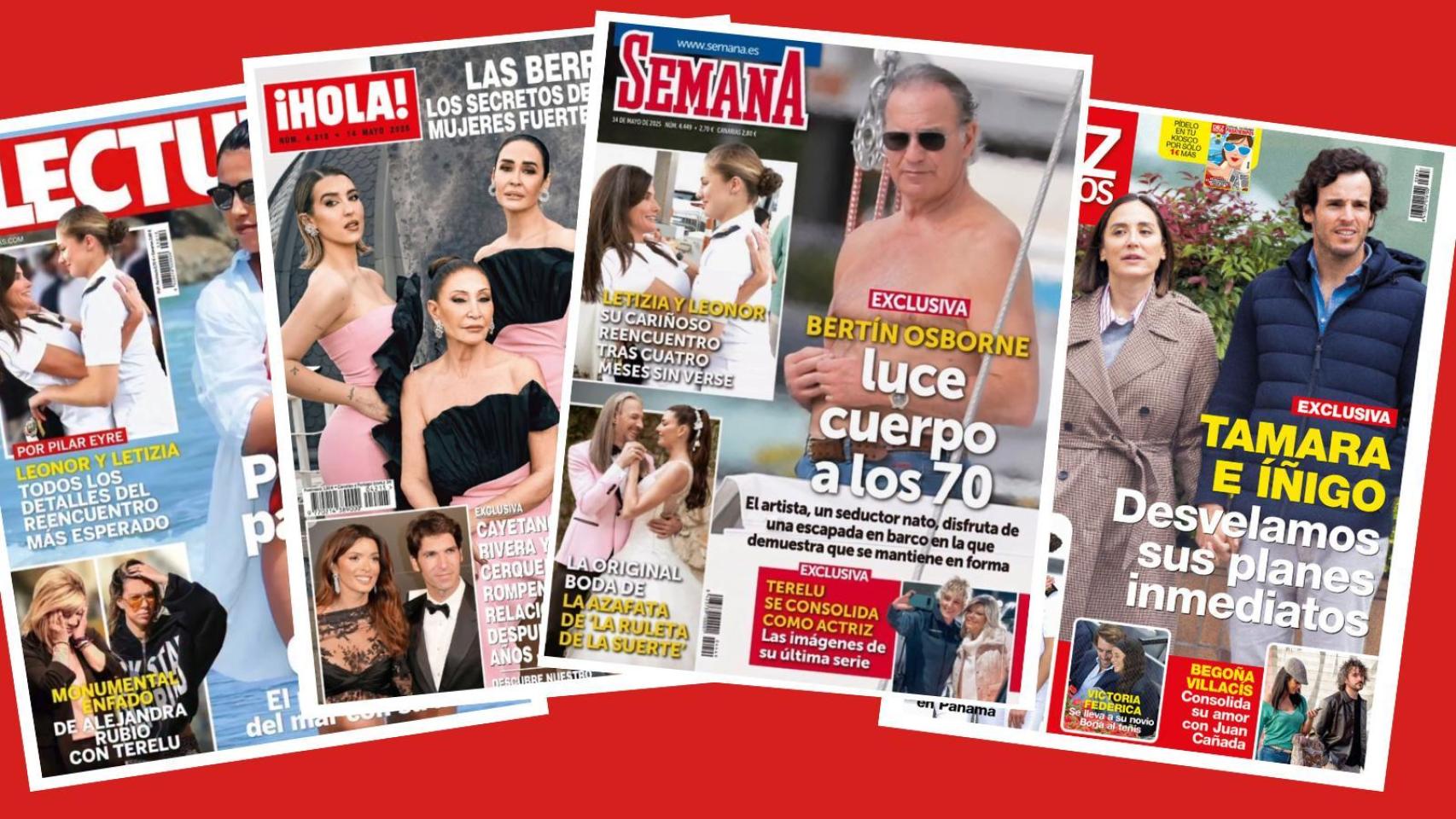 Kiosco rosa: las fotos de Bertín Osborne en un barco y sin camiseta, mientras su hijo con Gabriela Guillén da sus primeros pasos en la costa levantina
