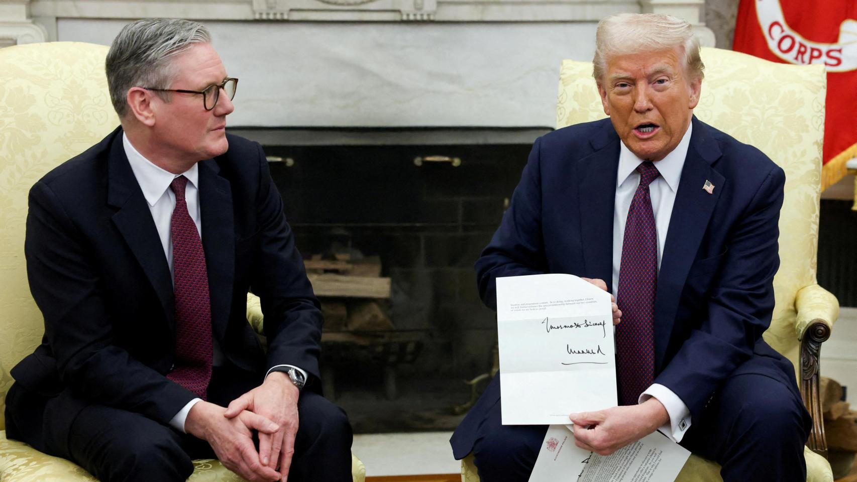 Trump anuncia un acuerdo comercial «completo y comprensivo» con Reino Unido sobre la guerra de aranceles