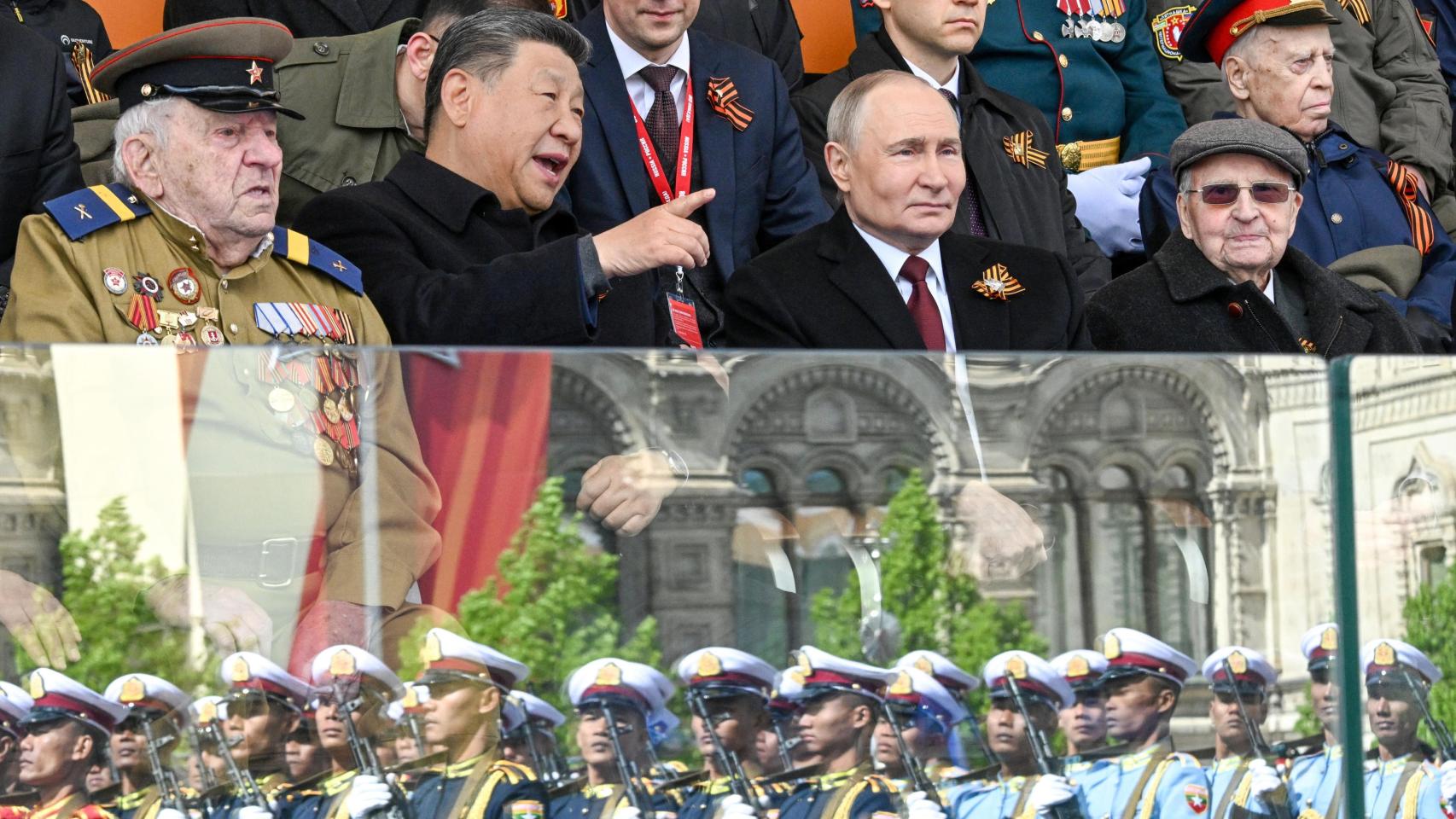 Putin saca pecho de su influencia y de su potencial militar y armamentístico en el desfile del Día de la Victoria