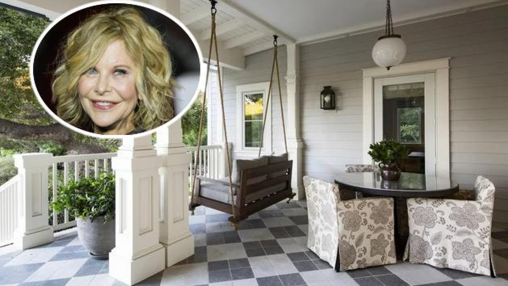 Entramos en la exclusiva casa que Meg Ryan ha reformado en California y vende ahora por 10 millones de euros más